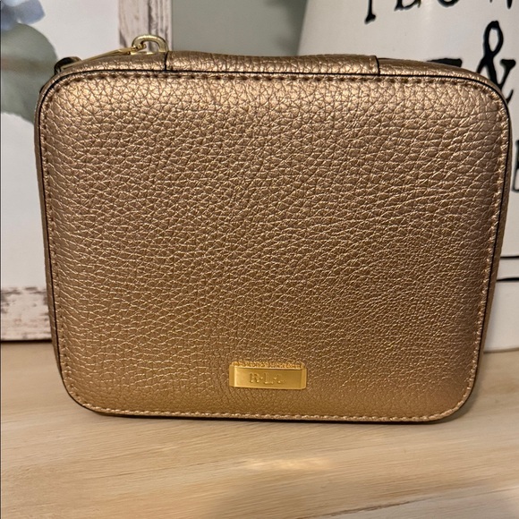 EUC Ralph Lauren Gold Travel Jewelry Box - Picture 1 of 16